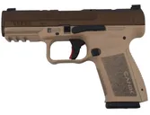Century Canik Mete SF 4.19" 9mm 15rd Pistol, Two Tone Tan - HG-METESFPORT2TT - Canik