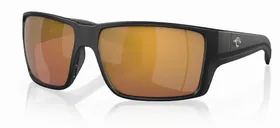 Costa Reefton Pro Matte Black w/Gold Mirror 580G - 06S9080 - Costa Del Mar