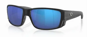 Costa Tuna Alley Pro - Matte Black w/ Blue Mirror 580G - Costa Del Mar