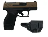 Taurus GX4 3" 9mm 13rd Pistol, Black/Coyote w/ Holster - 1GX4M93E-CK - Taurus