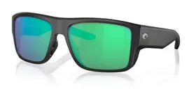 Costa Taxman - Matte Black w/ Green Mirror 580G - Costa Del Mar