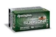 Remington 22 Subsonic Ammo .22 LR 40 gr HP 100 Rounds - S22HP1A - Remington