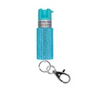 Sabre Pepper Spray w/Jeweled Design and Snap-Clip, 0.54 oz Teal - Sabre Aka Security Equipment Corp