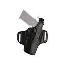Tagua Glock G19/G23/G32/G38 OWB Holster RH Leather, Black - Tagua Gunleather
