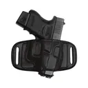Tagua Glock G43 OWB Holster RH Leather, Black - Tagua Gunleather