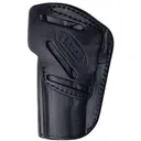 Tagua 4 in 1 Glock G17/G22 IWB/OWB Holster RH Leather, Black - Tagua Gunleather