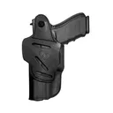 Tagua 4 in 1 Beretta 92FS IWB Holster RH Leather, Black - Tagua Gunleather