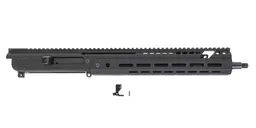 PSA JAKL 14.5" Rifle length Upper Assembly 5.56 NATO 1:7 Nitride w/Knurled CH, BCG W/O Flash Hider, Black - Palmetto State Armory