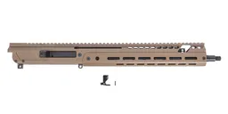 PSA JAKL 14.5" Rifle length Upper Assembly 5.56 NATO 1:7 Nitride w/Knurled CH, BCG W/O Flash Hider, FDE - Palmetto State Armory