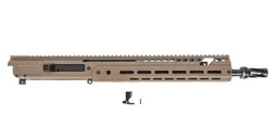 PSA JAKL 14.5" Rifle length Upper Assembly 5.56 NATO 1:7 Nitride w/Knurled CH, BCG HUXWRX Flash Hider, FDE - Palmetto State Armory