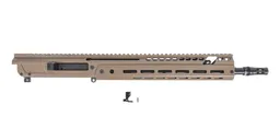 PSA JAKL 14.5" Rifle length Upper Assembly 5.56 NATO 1:7 Nitride w/Knurled CH, BCG & Rearden Flash Hider, FDE - Palmetto State Armory