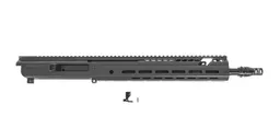 PSA JAKL 14.5" Rifle length Upper Assembly 5.56 NATO 1:7 Nitride w/Knurled CH, BCG & KeyMicro, Smoke - Palmetto State Armory