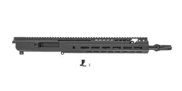 PSA JAKL 14.5" Rifle length Upper Assembly 5.56 NATO 1:7 Nitride w/Knurled CH, BCG & AAC Flash Hider, Smoke - Palmetto State Armory