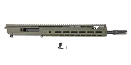 PSA JAKL 14.5" Rifle length Upper Assembly 5.56 NATO 1:7 Nitride w/Knurled CH, BCG & 3 Prong, B&T, 1/2"-28, ODG - Palmetto State Armory