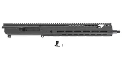 PSA JAKL 14.5" Rifle length Upper Assembly 5.56 NATO 1:7 Nitride w/Knurled CH, BCG W/O Flash Hider, Smoke - Palmetto State Armory