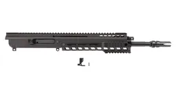 JAKL Rifle Upper 13.7" 5.56 NATO 1:7 Nitride w/ Knurled CH, BCG, Partial Picatinny Lower HG, Black - 