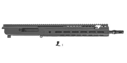 PSA JAKL 14.5" Rifle length Upper Assembly 5.56 NATO 1:7 Nitride w/Knurled CH, BCG Rugged Flash Hider, Smoke - Palmetto State Armory