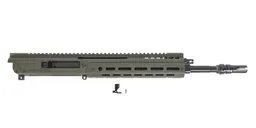 PSA JAKL Rifle Upper Assembly 13.7" 5.56 NATO 1:7 Nitride w/Keymo Flash Hider, Knurled CH & BCG, ODG - Palmetto State Armory
