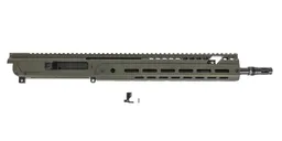 PSA JAKL 14.5" Rifle length Upper Assembly 5.56 NATO 1:7 Nitride w/Knurled CH, BCG & Rearden Flash Hider, ODG - Palmetto State Armory