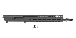 PSA JAKL 14.5" Rifle length Upper Assembly 5.56 NATO 1:7 Nitride w/Knurled CH, BCG HUXWRX Flash Hider, Smoke - Palmetto State Armory