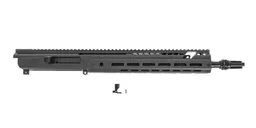 PSA JAKL 14.5" Rifle length Upper Assembly 5.56 NATO 1:7 Nitride w/Knurled CH, BCG ASR Flash Hider, Smoke - Palmetto State Armory