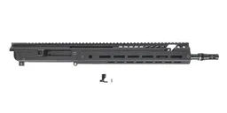 PSA JAKL 14.5" Rifle length Upper Assembly 5.56 NATO 1:7 Nitride w/Knurled CH, BCG & Rearden Flash Hider, Black - Palmetto State Armory