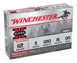 Winchester 12ga 3" Magnum 00 Buckshot Ammunnition 5rds - XB12300 - Winchester