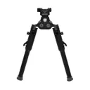 Skyline Pro 7900 QD Picatinny Head Bipod w/Lite Legs 4.20" - 13.20", Black - Warne Scope Mounts