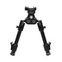 Skyline Pro 7900 QD Picatinny Head Bipod w/Precision Legs 3.70" - 10.60", Black - Warne Scope Mounts