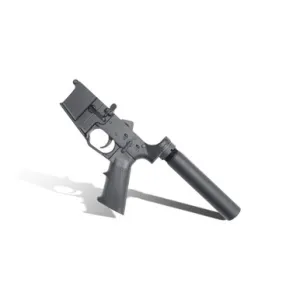 KAK Industry Complete KF-15 Forged AR15 Lower Receiver - Pistol Tube