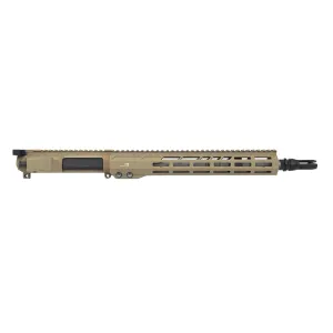Blackout Defense .223 Wylde 13.9 Barrel Carbine Mid Length Fixed Gas Block Forward Assist FDE Upper Receiver