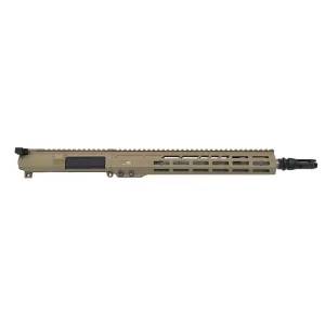 Blackout Defense .223 Wylde 13.9 Barrel Carbine Mid Length Fixed Gas Block Slick Side FDE Upper Receiver