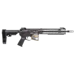 Spikes STP5625M1R Rare Breed Crusader  5.56x45mm NATO 11.50 No Magazine Black Hard Coat Anodized Maxim Defense Pistol Brace Stock