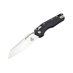 Microtech 210T-10 PMBK 30 MSI S/E Tri-Grip 30th Anniversary Polymer Black Stonewash Standard