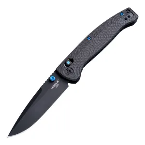 Hogue Mysto Manual Folder Black Cerakote Clip Point Blade Knife