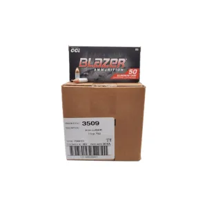 CCI Blazer Aluminum 9mm 115 Gr Full Metal Jacket (FMJ) 1000rd CASE