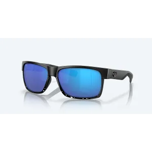 Costa Half Moon Polarized Sunglasses in Blue Mirror