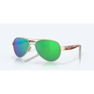 Costa Loreto Polarized Sunglasses in Green Mirror