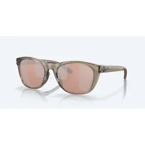 Costa Aleta Polarized Sunglasses in Copper Silver Mirror