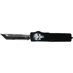 TEMPLAR KNIFE LARGE ZINC OTF FALLEN 3.5 D2 BLK TANTO SRRTD