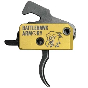 BHA Precision AR-15 Drop In 3.5Lb Golden Hawk Single Stage Curved Trigger
