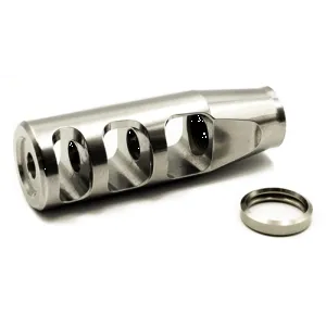 JP Enterprises 5/8-24 TPI .308 3 Port Competition Series Compensator Stainless Steel