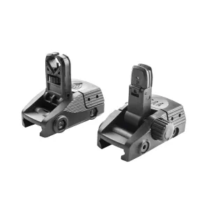 CAA Industries Back Up Front & Rear Sight Set w/ Picatinny Rail Attachment