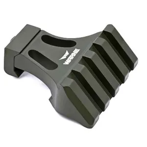 WARNE  A645OD Picatinny Side Mount Adapter, 45 degree, Mil-Spec OD Green