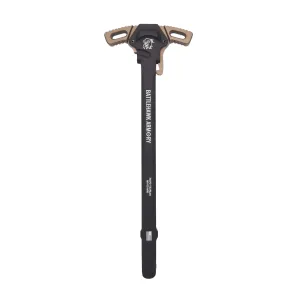BHA Precision AR-15 WarHammer Mod2 FDE Micro Lever Ambi Black Charging Handle