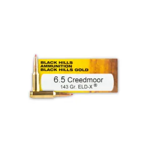 Black Hills Gold 6.5 Creedmoor 143 GR Extremely Low Drag-eXpanding 20 Round Bx