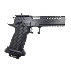 Masterpiece Arms DS9 LOC, 9mm, 5 Barrel, 2 Magazines, Trijicon Optics Ready, Black Magwell Trigger, Black Accents Pistol