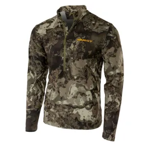 TRX LIGHTWEIGHT QUARTER ZIP VEIL CANYON GREY XL