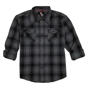 HDESIGN 32224 L/S FLANNEL XL GREY