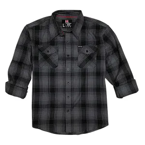 HDESIGN 32226 L/S FLANNEL 3X GREY